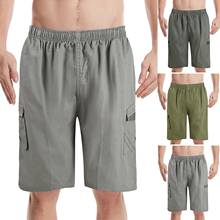 Casual 2021 Summer Short Men Cotton Sport Vintage Straight Wide Leg Track Pants Fashion Pockets Beach Shorts Plus Size XL-5XL 2024 - buy cheap