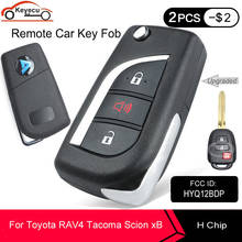 KEYECU Upgraded Flip Remote Key Fob 314.4MHz H Chip for Toyota RAV4 Tacoma 2014 2015 2016 / Scion xB 2013 2014 2015 HYQ12BDP 2024 - buy cheap