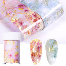 Nail Foils Marble Pattern Nail Sticker Nail Art Transfer Foils Manicuring DIY Tips Sticker Decoration Nails Accessories 2024 - купить недорого