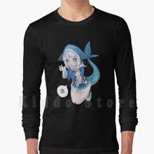 Gawr Gura Shark-sudaderas con capucha de manga larga, Gawr Gura, gawra, Gawrt, Hololive, Holomyth, Vtuber, Gawr Gura 2024 - compra barato