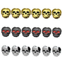 6Pcs Classical Guitar Locked Button Tuning Pegs Keys Tuners Head Skull Shape 2024 - buy cheap