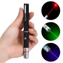 532 нм Красный Зеленый Синий Мини 5 мВт светильник сигарета мощный луч игрушка для домашних животных лазерная указка ручка лазерный светильник ручка указка 2024 - купить недорого