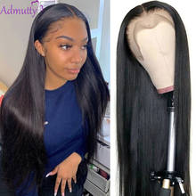 Straight Human Hair Wigs For Women HD Transparent Lace Front Wig Peruvian 13X4 Lace Front Wig Pre plucked 180 Density Remy 2024 - buy cheap