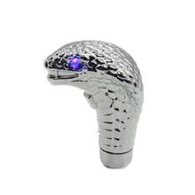 Car Manual Gear Shift Knob Stick Led Eyes Chrome Cobra Snake Cool Shift Lever 11UD 2024 - buy cheap