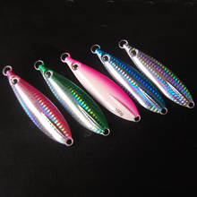 5PCS Deep sea Fishing Spoon Jigging Lure Metal Jig Jigbait spoon Hook Spinner baits 80G 100G 120G 180G Free shipping 2024 - buy cheap