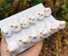 4*2CM/12PCS Craft Bird White Mini Artificial Foam Feathers Fake Birds  ,Wedding Favors And Gifts,Home Decoration accessories 2024 - buy cheap