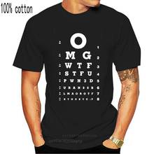 Round Neck Classic Logo Printed Short Sleeved T Shirt Optometry Eye Test Shirt New 2020 Men'S T Shirt 2024 - buy cheap