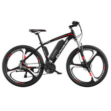 27-скоростной Электрический велосипед из алюминиевого сплава, электрический велосипед для взрослых, 3 ножа, 26 дюймов, двойной дисковый тормоз, электровелосипед, горный велосипед 2024 - купить недорого