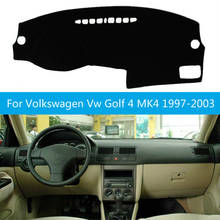 Capa do painel do carro traço esteira para volkswagen vw golf 4 mk4 1997 - 1999 2000 2001 2002 2003 antiderrapante sun sombra tapete 2024 - compre barato