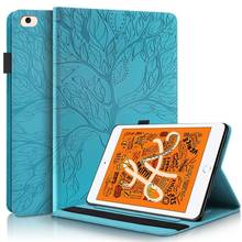 For iPad Mini 5 Case Embossed Tree Tablet Protective Cover for Funda iPad Mini 4 Case Mini 3 1 2 Case Coque 7.9 inch 7.9" Stylus 2024 - buy cheap
