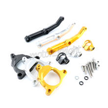 CNC Adjustable Motorcycle Steering Stabilize Damper Bracket Mount Kit For Kawasaki Z800 2013 2014 2015 Moto Support ZR800 13-15 2024 - buy cheap