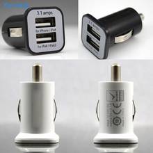 New Micro 3.1A Double Dual USB Car Charger Adapter For IPhone 7 6 Plus 5s 4/ipod/ipad/Samsung/All Mobile Phone 200pcs/lot 2024 - buy cheap