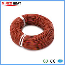 12K New Infrared Heating Cable System of 3mm Silicone Carbon Fiber Heating Wire Electric Hotline for Floor Heating 2024 - buy cheap