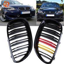 POSSBAY Car Front Center Grilles for BMW 5-Series E60 535d/520i/523i/525d/528i Sedan 2003-2010 Gloss Black Red Yellow Car Parts 2024 - buy cheap