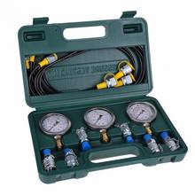 Hydraulic Pressure Guage Excavator Hydraulic Pressure Test Kit With Testing Hose Coupling And Gauge Tools 2024 - buy cheap