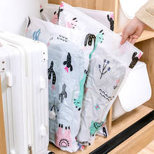 Alpaca Pattern Travel Vacuum Compression Bag With Valve Foldable Transparent Clothes Luggage Organizer Space Saving Seal Packet 2024 - buy cheap