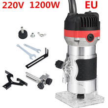 1200W 35000rpm Woodworking Electric Trimmer Wood Milling Engraving Slotting Trimming Machine Hand Carving Machine Wood Router 2024 - buy cheap