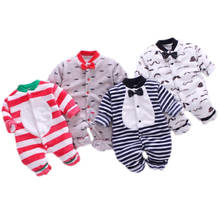 BabyRompers Long Sleeve Jumpsuit  Infant Clothing Flannel Thick Warm Autumn Winter Newborn Clothes Boys girls Outfits Coveralls 2024 - buy cheap