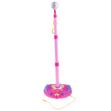 Máquina de karaokê micropkids, conjunto de brinquedo musical com microfone e suporte ajustável para meninos e meninas 3 +, 1 peça 2024 - compre barato