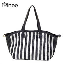 IPinee-Bolso de mano de cuero genuino para mujer, bolsa de hombro de vaca Natural de retales, marca famosa, informal 2024 - compra barato