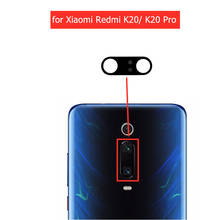 Peças de reposição para câmera de celular xiaomi, 2 peças, para redmi k20/k20 pro, lente de vidro traseira com cola 2024 - compre barato