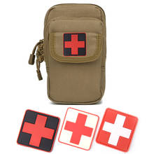 3D PVC Rubber Red Cross Flag Of Switzerland Swiss Cross Patch Medic Paramedic Tactical Soldier Badge 2024 - buy cheap