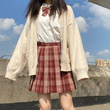 Suéter feminino de malha com decote em v, blusa feminina de manga comprida cardigan de malha para cosplay de outono 2024 - compre barato
