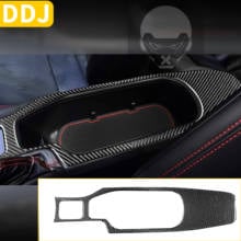 For Subaru BRZ Toyota 86 GT86 2017-2019 Center Console Cupholder Armrest Panel Frame Surround Sticker Carbon fiber Accessories 2024 - buy cheap