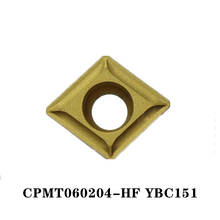 Zc cbmt CPMT060204-HF ybc151 ybg202 100% original de alta qualidade carboneto inserção torno cortador ferramenta torneamento 10 peças cnc 2024 - compre barato