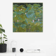 Citon Mijail Guida 《 Lotus 》 lienzo pintura al óleo cartel de ilustraciones imagen para decoración de pared decoración del hogar sala de estar 2024 - compra barato