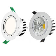 Super Bright Recessed LED Dimmable Downlight COB 5W 7W 10W 12W 3000K 6000K LED Ceiling Spot Light LED panel Lamp AC 110V 220V 2024 - buy cheap