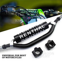 RENTHAL 1 1/8" Fat Bar 28mm 7075 CNC Handlebars Handle Bar For Motorcycle Motocross Pit Dirt Bike ATV CRF YZF KLX RMZ EXC 2024 - buy cheap