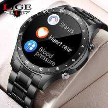 Смарт-часы LIGE для мужчин и женщин, модные водонепроницаемые спортивные Смарт-часы с Bluetooth, с фитнес-браслетом, для телефонов на базе Android и iOS 2024 - купить недорого