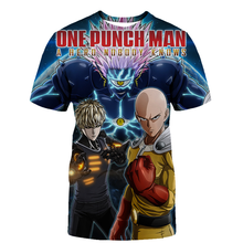 2021 модная классическая Аниме One Punch Man забавная футболка Летняя Harajuku крутая уличная одежда Повседневная японская учитель Сайтама хип-хоп 2024 - купить недорого