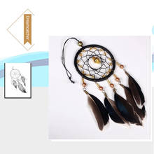 Retro Handmade Feathers Dream Catcher Wind Chimes Home Hanging Craft Gift Dreamcatcher Ornament Car Hanging Handcrafts 2024 - buy cheap