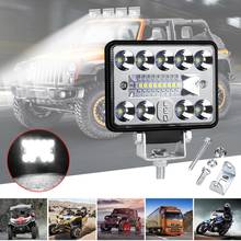 Barra de luz LED de trabajo para coche, lámpara antiniebla de 12V/24V, 57W, 4 pulgadas, para conducir, barco, Tractor, camión, SUV, 2 uds. 2024 - compra barato