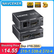 Divisor HDMI 2020 4K 60Hz, 1x2, HDMI 2,0, 4K, compatible con HDCP 2,0 UHD, caja de interruptor 1,4 para proyector PS4, novedad de 2,0 2024 - compra barato