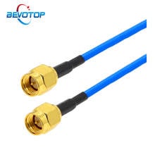 10PCS/LOT Blue RG405 Cable SMA Male to SMA Male / RP-SMA Male Coax Jumper Pigtail WIFI Router Antenna Extension Cable RF Adapter 2024 - buy cheap