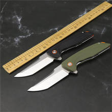 Outdoor camping survival portable folding knife D2 blade G10 handle sharp tactical self-defense EDC tool hunting knife 2024 - buy cheap