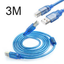 Cable de impresión USB 2,0 para impresora Canon, Epson, HP, ZJiang, 3M, tipo A B, macho A macho 2024 - compra barato