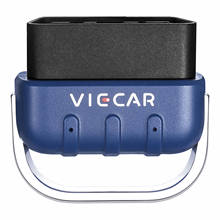 Mini scanner automotivo vp008 obd2, dispositivo prático de diagnóstico para carros com bluetooth e android, windows e ios 2024 - compre barato