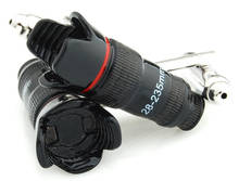 Gemelos de lente de cámara SLR para hombre, Material de latón de calidad, Color negro, para fotógrafo, venta al por mayor y al por menor, Envío Gratis 2024 - compra barato