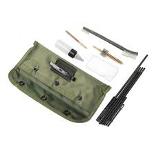 Kit de limpeza de arma universal, ferramenta de limpeza para pistola, rifle e espingarda, acessórios de caça, com 10 peças 2024 - compre barato