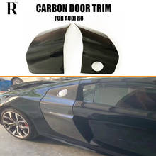 1Pair Carbon Fiber Side Door Fender Cover for Audi R8 V8 V10 2008 - 2015 2024 - buy cheap