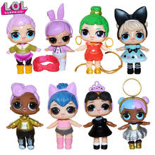8 шт./компл. куклы из серии «Lol Surprise» Украшения-игрушка блестящие конфетти серии фигурки аниме для детей подарок на день рождения, куклы, игрушки для девочек 2024 - купить недорого