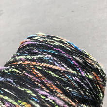 Importação 500g lindo fio de lã de algodão colorido, popular, tintura espaço, para tricô, crochê, faça você mesmo, fio de malha tricotada à mão x5203 2024 - compre barato
