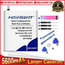 HSABAT 0 Cycle 5600mAh BAT17654060 Battery for Doogee Mix 2 High Quality Mobile Phone Replacement Accumulator 2024 - buy cheap