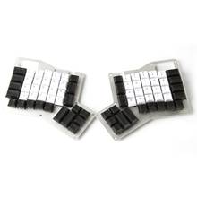 Juego de teclas Ergodox Ergo PBT, separación de ambas manos, Teclado mecánico, perfil DSA, grabado láser, para interruptores MX, 1 Juego 2024 - compra barato