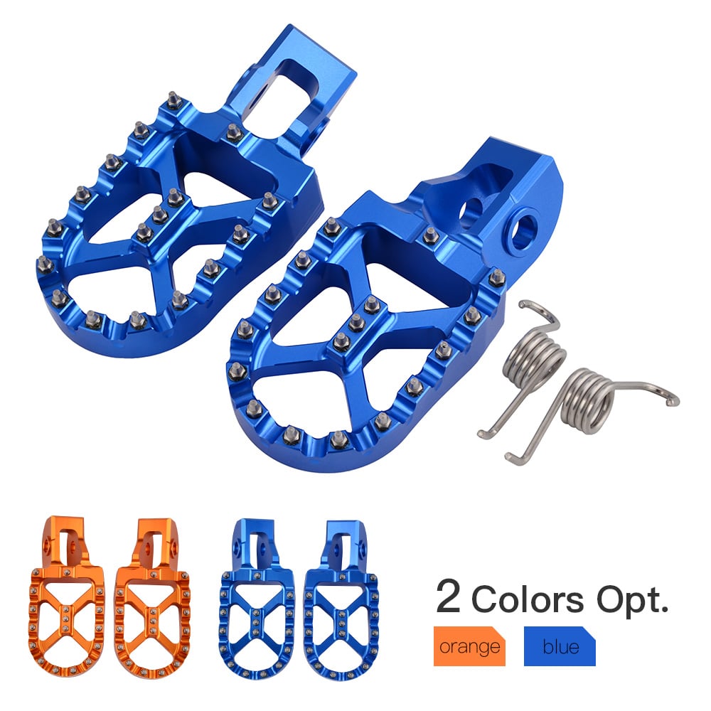 AnXin Foot Pegs Footpegs Footrests Foot Pedals Rests CNC MX For KTM 85 125 150 250 300 350 450 500 SX XC-W SX-F XC-F EXC-F SX-F FACTORY EDTION XC-F Husqvarna TC FC FE TE FS TX FX Motorcycle 