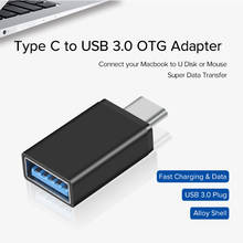 Адаптер KEBIDU USB Type C папа к USB 3,0 A мама конвертер OTG функция USB 3,0 OTG адаптер для синхронизации данных для Macbook 2024 - купить недорого
